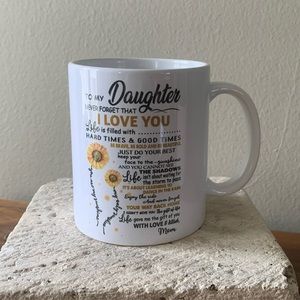 Daughter Mug with Sunflowers
